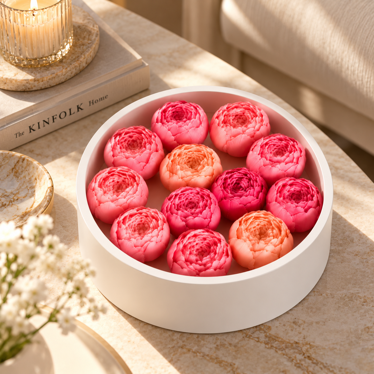 Floral Scented Candle Pot