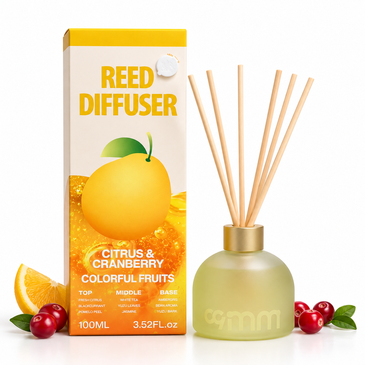 Citrus & Cranberry Aroma Diffuser - 100 ml