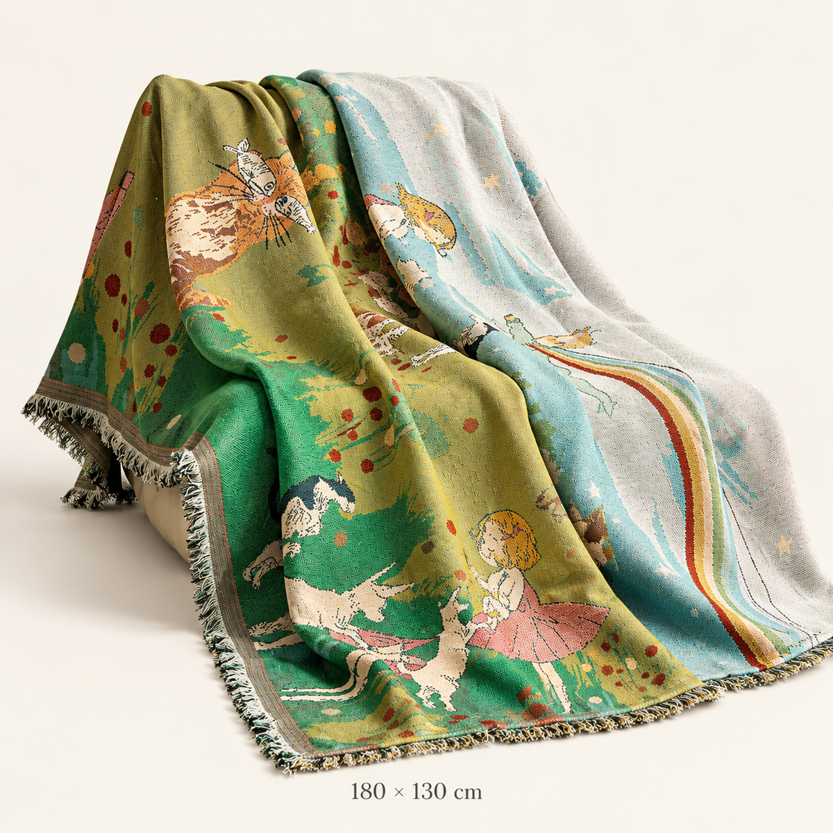 Storybook Art Throw Blanket