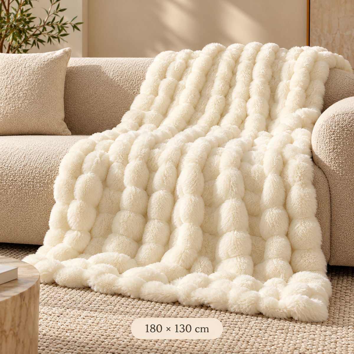 Cloud Blanket - Ivory Cream
