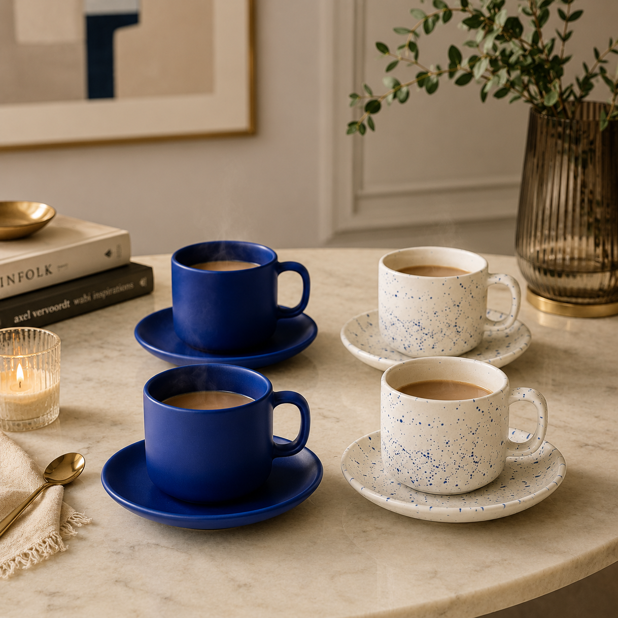 Blue Coffee Set Bundle