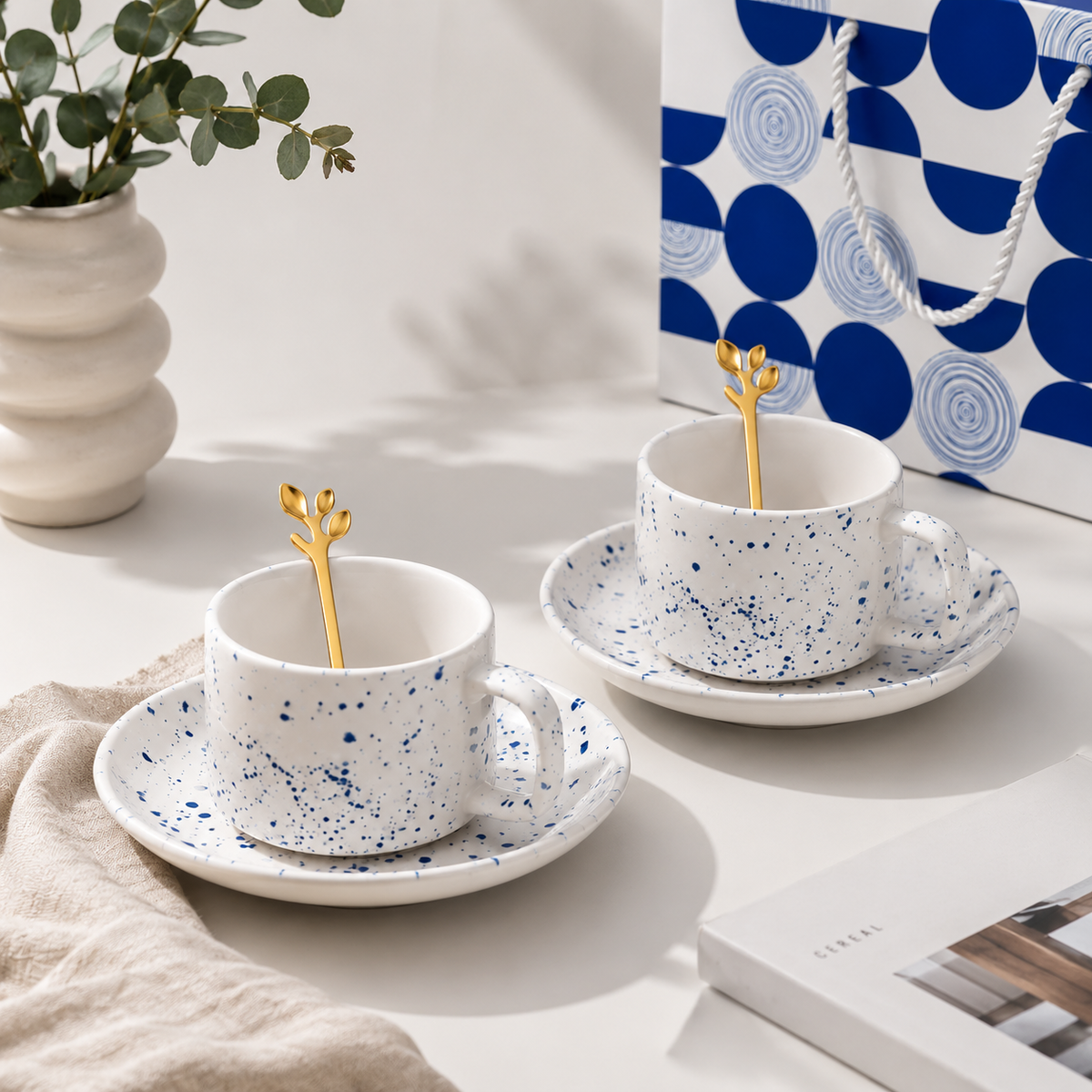 Luxury Coffee Cup Gift Set in Premium Box