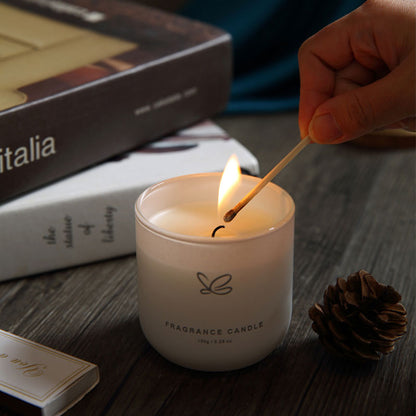Home Fragrance Set: Reed Diffuser & Candle (White)