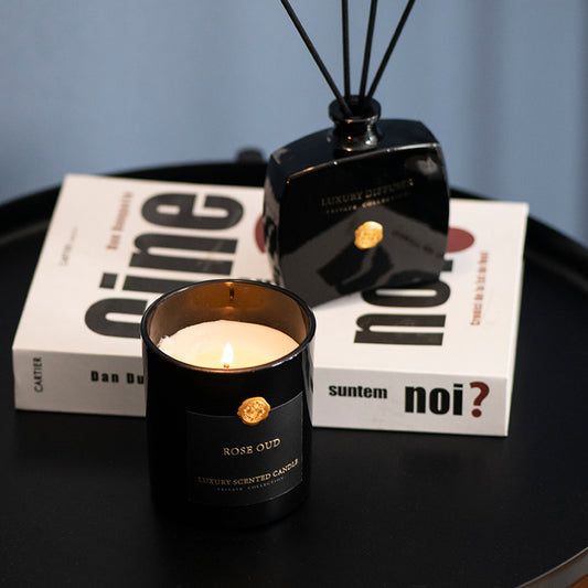 Luxury Scented candle and reed diffuser