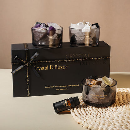 Crystal Stone Diffuser with Essential Oil