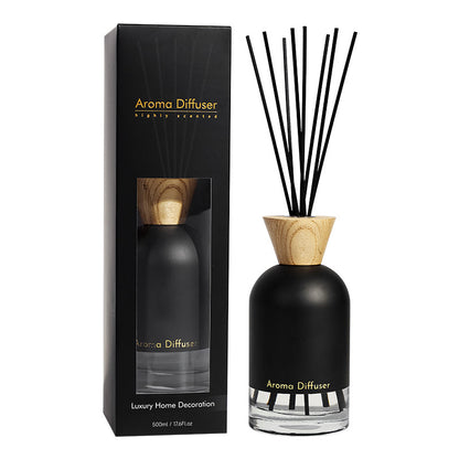 Black Luxury Aroma Diffuser (Rose Water & Green Wood)