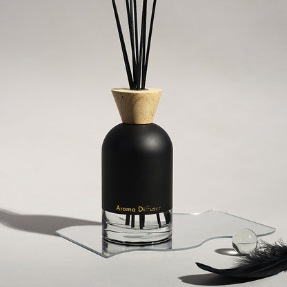 Black Luxury Aroma Diffuser (Rose Water & Green Wood)