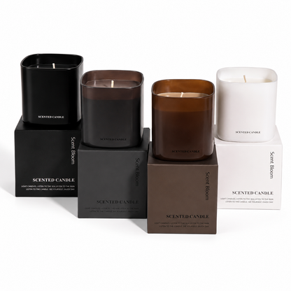Luxury Natural Oil Candle (Amber, Sandalwood & Champagne)