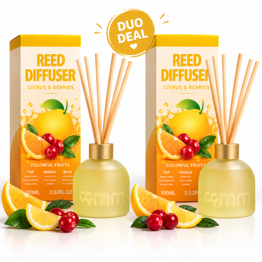 Citrus & Cranberry Reed Diffuser - Duo