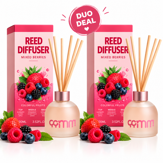 Mixed Berries Reed Diffuser Duo