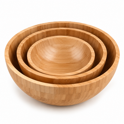 Siena Wooden Bowl Set