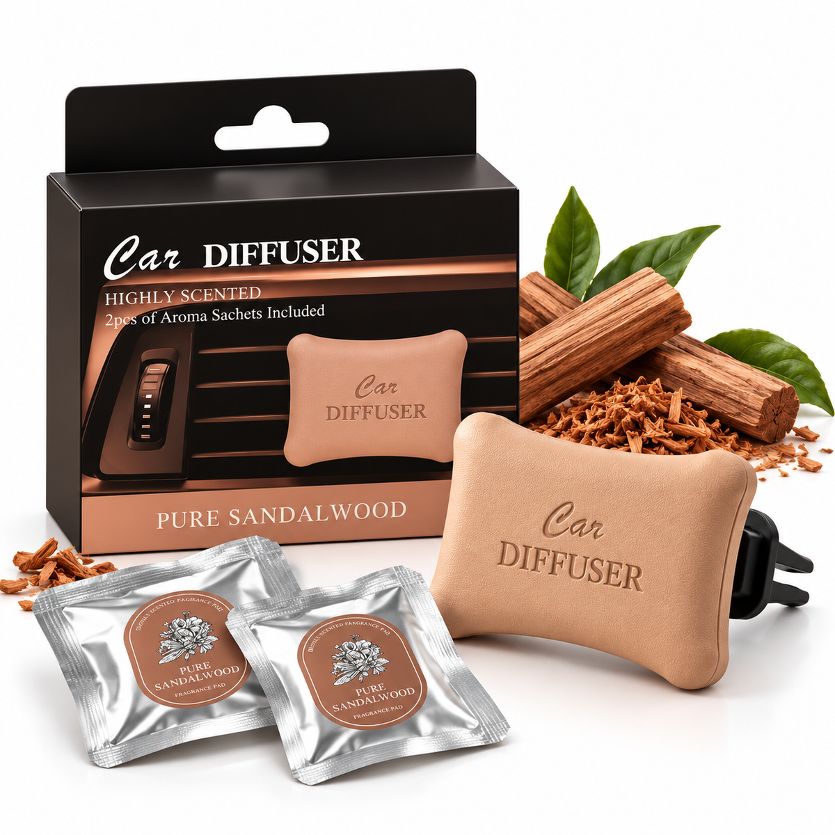 Car Diffuser – 2 Sachets Include