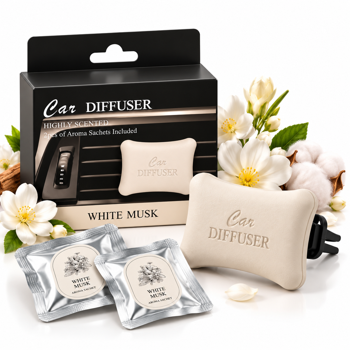 Car Diffuser – 2 Sachets Include