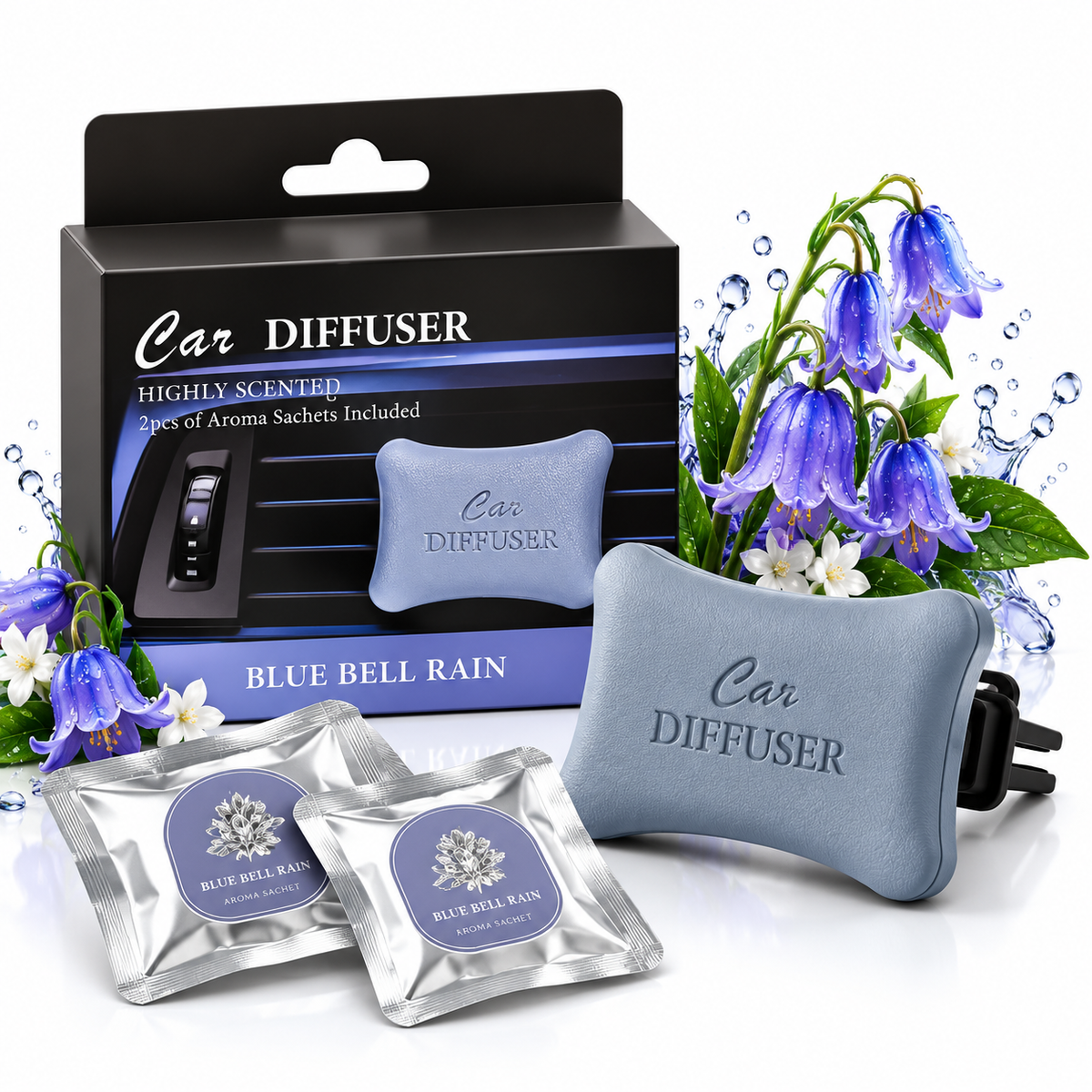 Car Diffuser – 2 Sachets Include