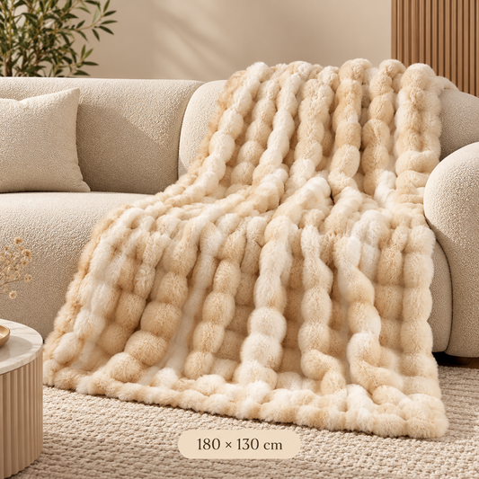 Cozy Touch Blanket – Warm Beige