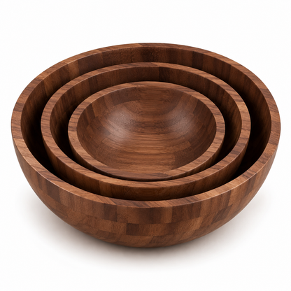 Siena Wooden Bowl Set