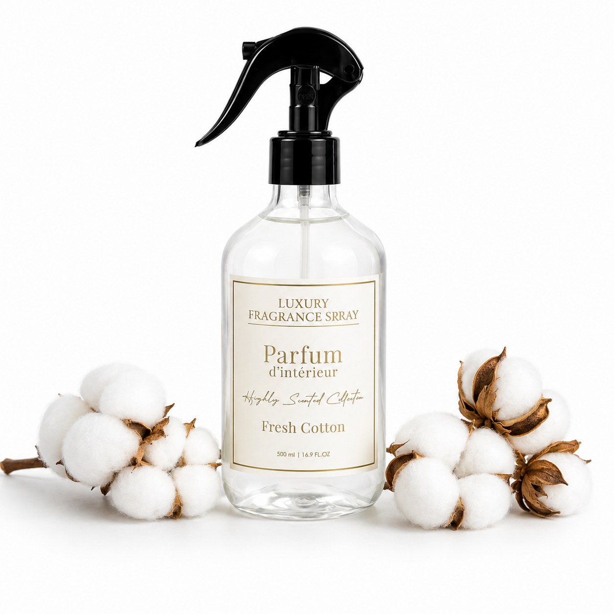 Pure Room Air Freshener Spray 500 ml (Fresh cotton)
