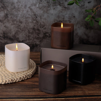 Luxury Natural Oil Candle (Amber, Sandalwood & Champagne)