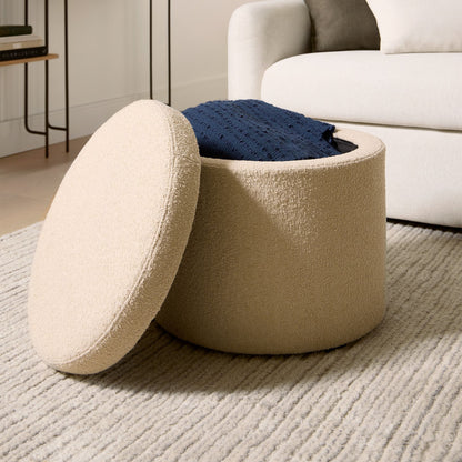 Storage Pouf Ottoman with Hidden Compartment (40x45 cm)