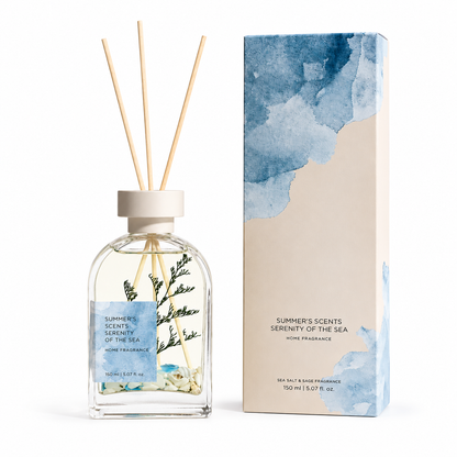 Serenity of the Sea Reed Diffuser 150 ml (Sea Salt & Sage)