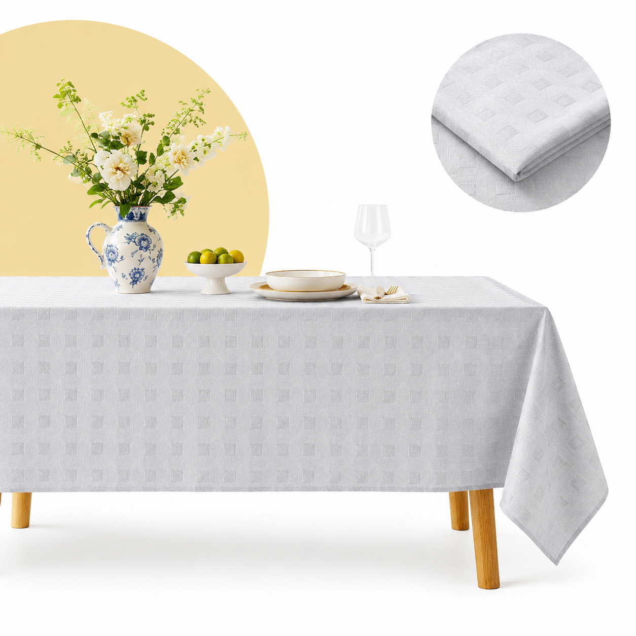Premium Linen Tablecloth (140x260 cm)